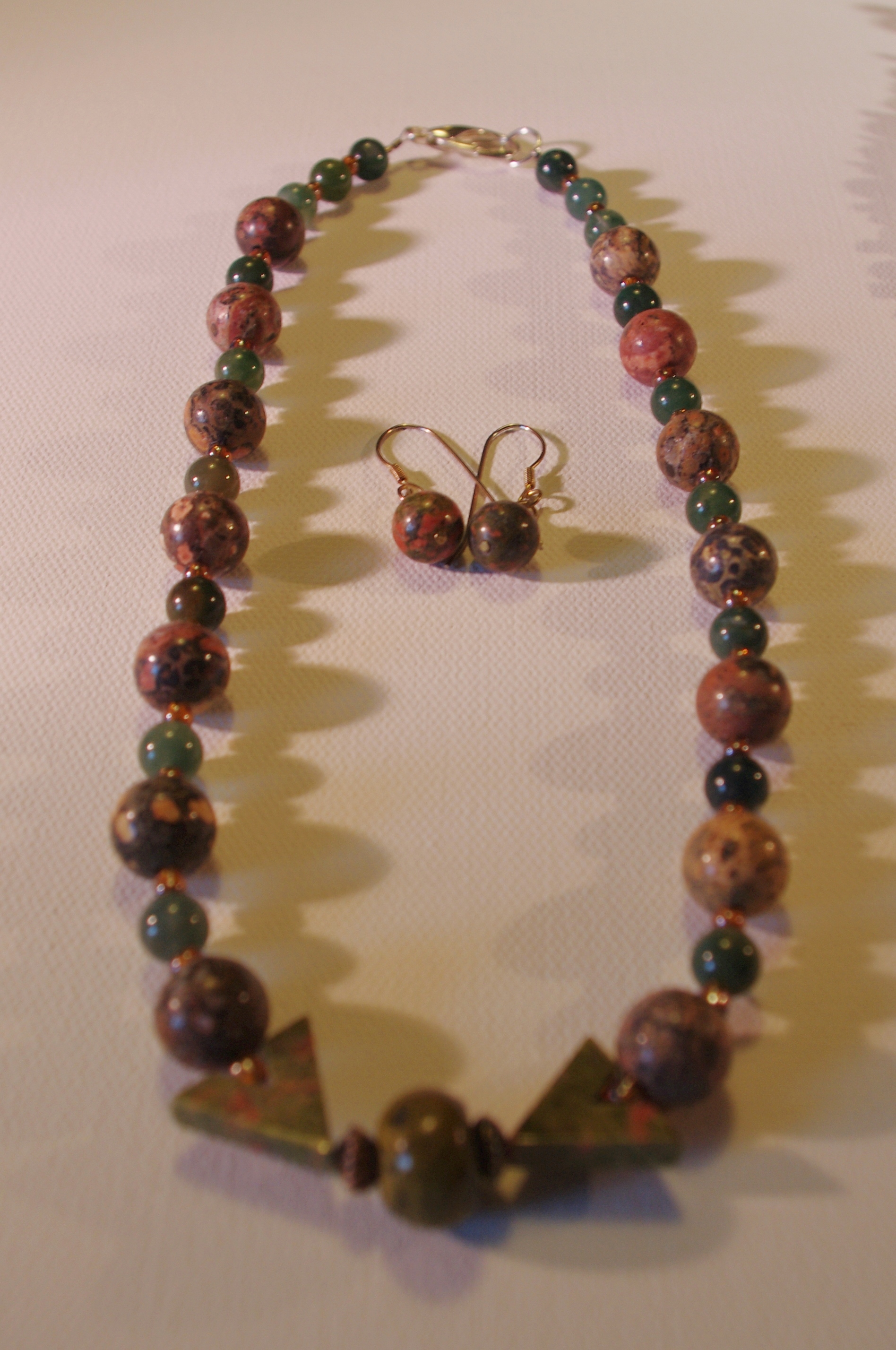 Necklace and earrings  