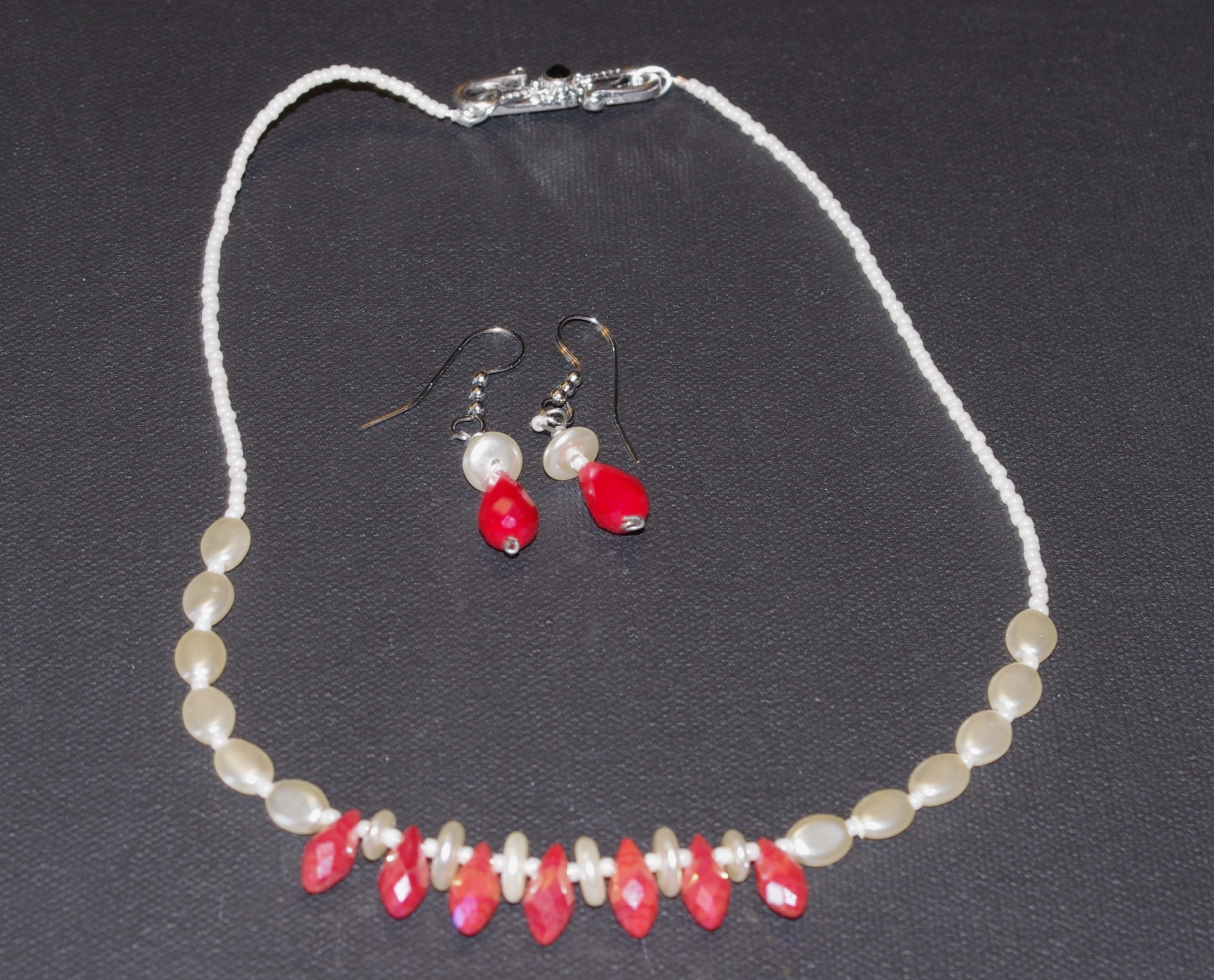 Necklace and earrings  